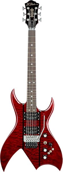 open zoom image for BC Rich Rich "B" ST Electric Guitar, Transparent Red, Main