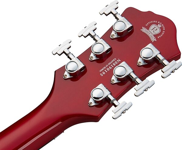 open zoom image for BC Rich Rich "B" ST Electric Guitar, Transparent Red, Action Position Back