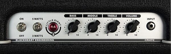 open zoom image for Blackheart Little Giant BH5H Guitar Amplifier Head (5 Watts), Control Closeup
