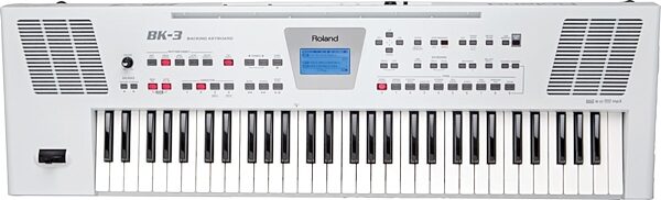 open zoom image for Roland BK-3 Backing Keyboard, 61-Key, White