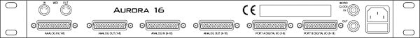 open zoom image for Lynx Studio Technology Aurora 16 16-Channel Digital Audio Converter, Rear