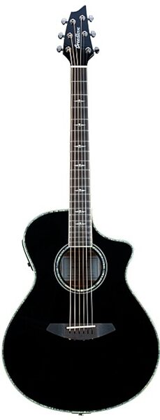 open zoom image for Breedlove Stage Concert Acoustic-Electric Guitar (with Gig Bag), Black Magic