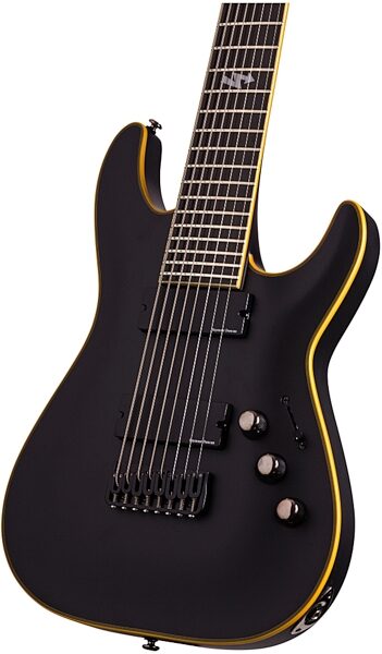 open zoom image for Schecter Blackjack ATX C8 8-String Electric Guitar, Aged Black Satin - Body