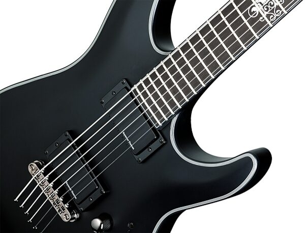 open zoom image for Schecter BlackJack SLS C-1EX Active Electric Guitar, Top Down