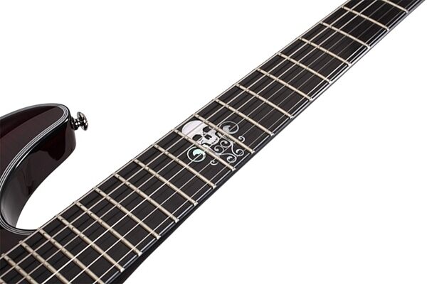 open zoom image for Schecter BlackJack SLS C-1 FR Sustainiac Electric Guitar, Crimson Red-Neck