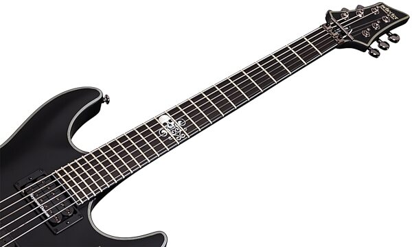 open zoom image for Schecter BlackJack SLS C-1 FR Passive Electric Guitar, Satin Black Neck