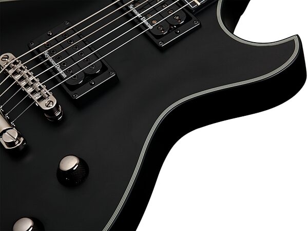 open zoom image for Schecter BlackJack SLS Solo-6 Passive Electric Guitar, Satin Black Binding