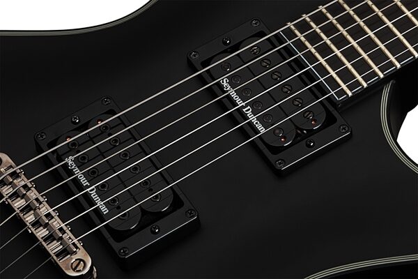 open zoom image for Schecter BlackJack SLS Solo-6 Passive Electric Guitar, Satin Black Pickups