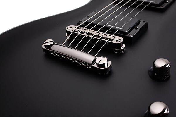 open zoom image for Schecter BlackJack SLS Solo-6 Electric Guitar, Satin Black Bridge
