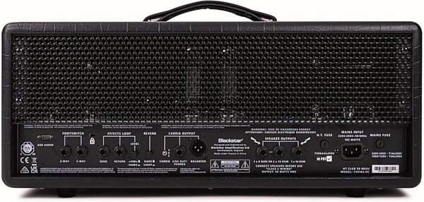 open zoom image for Blackstar HT Club 50 MKIII Amplifier Head (50 Watts), New, Action Position Back