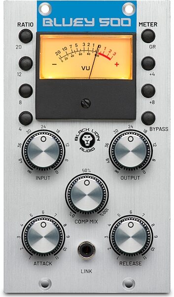 open zoom image for Black Lion Audio Bluey 500 FET Limiting Amplifier (500-Series Format), New, Action Position Back