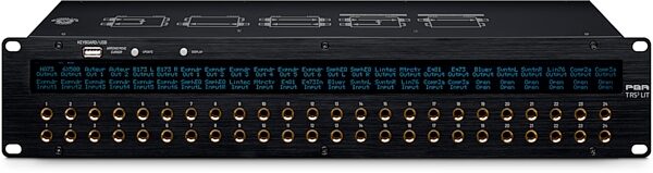 open zoom image for Black Lion Audio PBR TRS3-LIT 48-Point LED Patchbay, New, Action Position Back