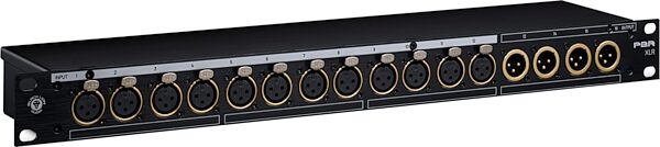 open zoom image for Black Lion Audio PBR XLR 12x4 16-Point XLR Patchbay, New, Action Position Back