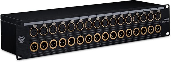 open zoom image for Black Lion Audio PBR XLR 32 DSub 32-Point XLR to DB25 Patch Bay, New, Action Position Back