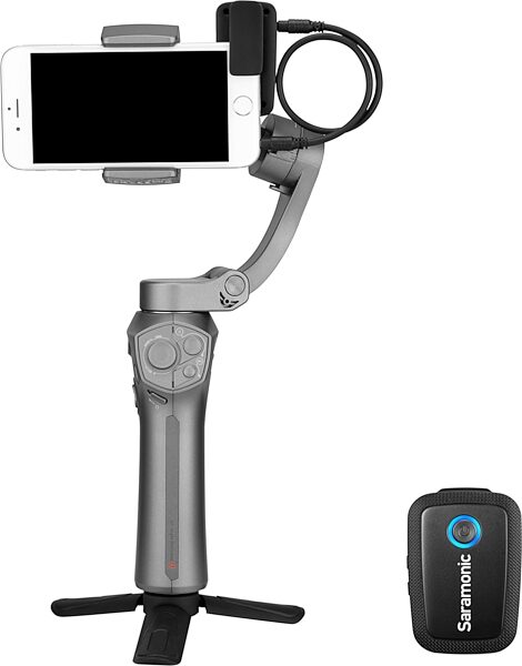 open zoom image for Saramonic Blink 500 B1 Lavalier Camera Wireless Microphone System, Black, Action Position Front