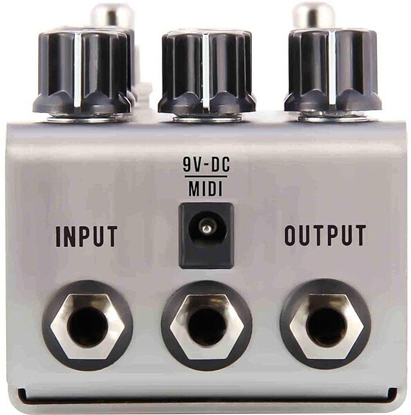 open zoom image for Jackson Audio The Bloom Dynamic Engine Compression Pedal, Silver Model, Action Position Back