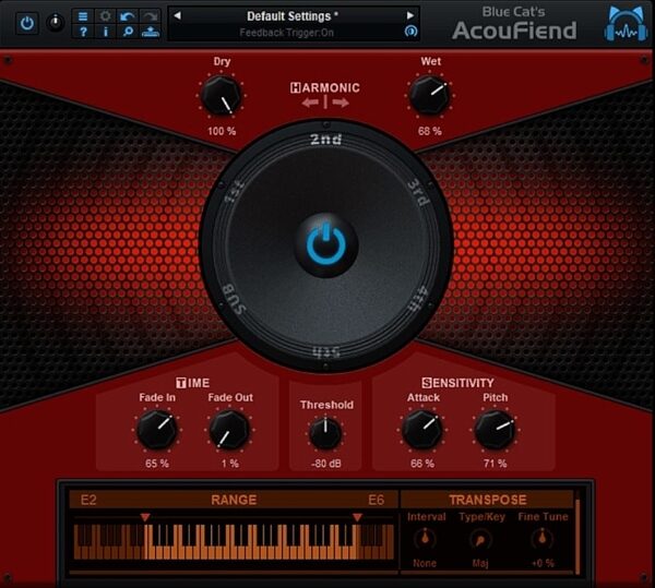 open zoom image for Blue Cat Audio AcouFiend Audio Plug-in, Digital Download, view