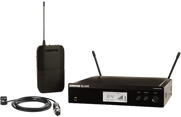 open zoom image for Shure BLX14R/W85M Wireless WL185m Lavalier Microphone System, Band H10 (542 - 572 MHz), Main