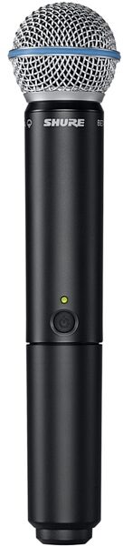 open zoom image for Shure BLX288/B58 Dual Handheld Wireless Beta 58 Microphone System, Band H9 (512 - 542 MHz), Detail Side