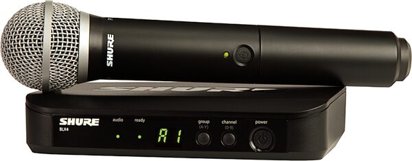 open zoom image for Shure BLX24/PG58 Handheld Wireless PG58 Microphone System, Band H9 (512 - 542 MHz), Main