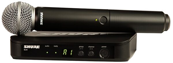 open zoom image for Shure BLX24/SM58 Handheld Wireless SM58 Microphone System, Band H9 (512 - 542 MHz), Main