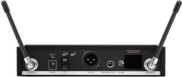 open zoom image for Shure BLX24R/B58 Handheld Wireless Beta 58A Microphone System, Band H9 (512 - 542 MHz), Open Box (Like New), Receiver Rear