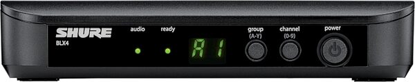 open zoom image for Shure BLX14/SM31 Wireless System with SM31FH Fitness Headset Microphone, Band H9 (512 - 542 MHz), Receiver Front