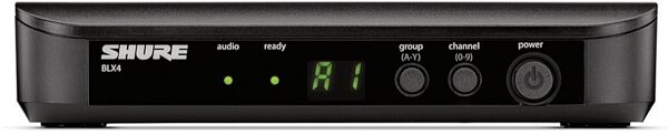 open zoom image for Shure BLX14/CVL CVL Wireless Lavalier Microphone System, Band H10 (542 - 572 MHz), Receiver Front