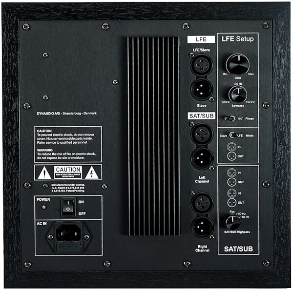 open zoom image for Dynaudio Acoustics BM9S Active Subwoofer, Rear