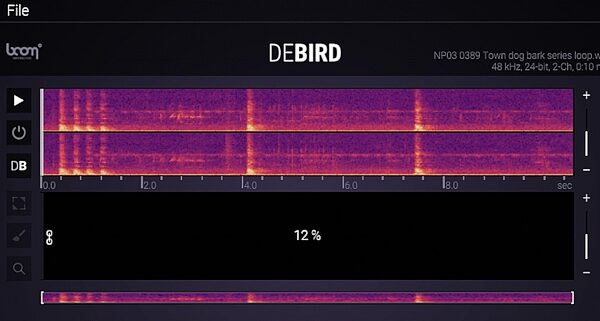 open zoom image for BOOM Library DeBird Audio Software, Digital Download, Screenshot Front