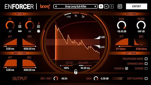 open zoom image for BOOM Library Enforcer Audio Plug-in, Digital Download, Rear detail Front