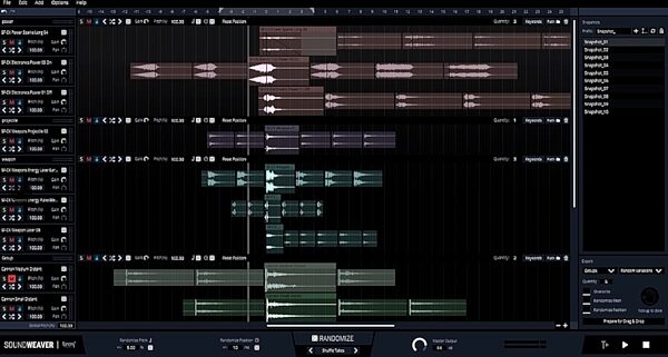open zoom image for BOOM Library SoundWeaver Advanced Sound Layering Audio Software, Digital Download, Screenshot Front
