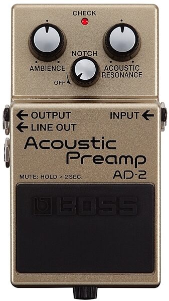 open zoom image for Boss AD-2 Acoustic Preamp Guitar Pedal, Open Box (Like New), Main