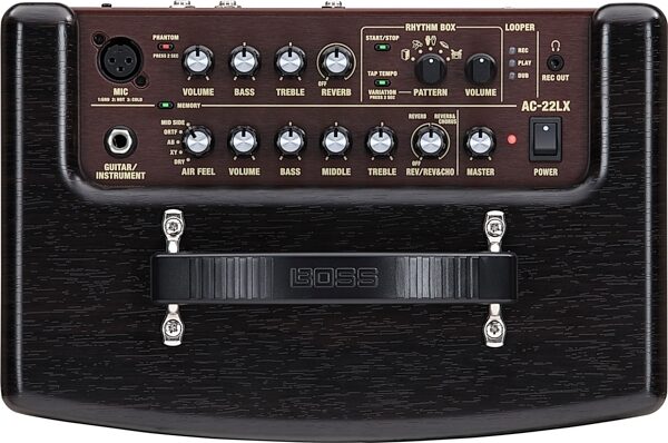 open zoom image for Boss AC-22LX Acoustic Guitar Amplifier, Open Box (Like New), Action Position Back