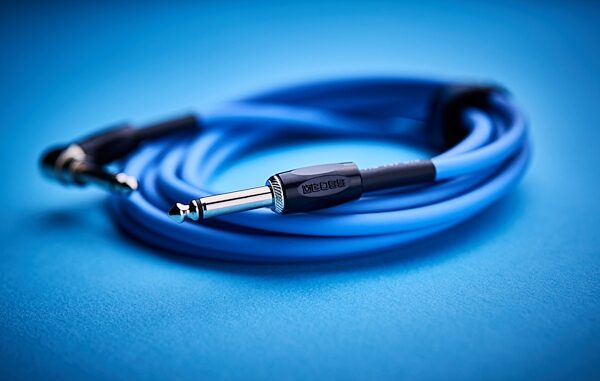 open zoom image for Boss Instrument Cable (Straight-to-Angle), Blue, 10 foot, BIC-10A-BU, Action Position Back