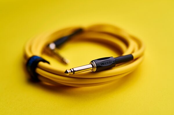 open zoom image for Boss Instrument Cable (Straight-to-Angle), Yellow, 10 foot, BIC-10A-YL, Action Position Back