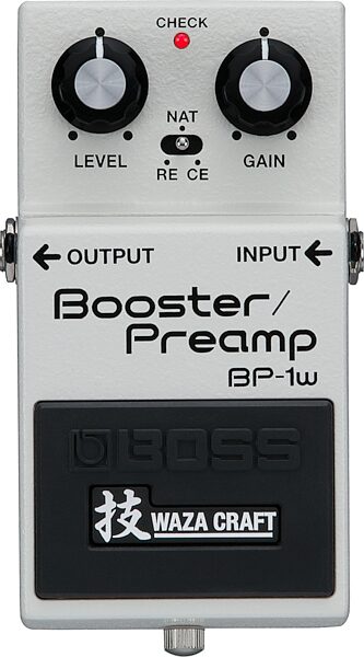 open zoom image for Boss BP-1W Waza Booster Preamp Pedal, New, Action Position Back