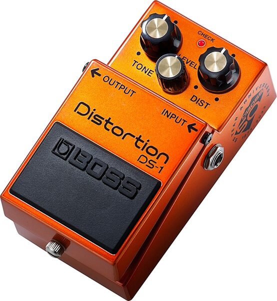 open zoom image for Boss DS-1 Distortion Pedal - 50th Anniversary Edition, New, Action Position Back