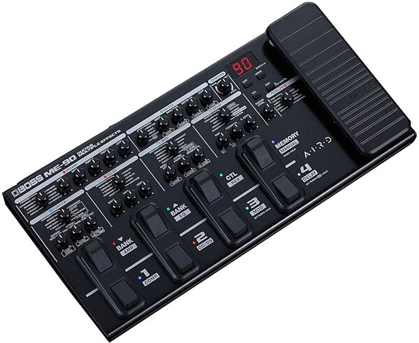 open zoom image for Boss ME-90 Guitar Multi-Effects Processor Pedal, New, Action Position Back