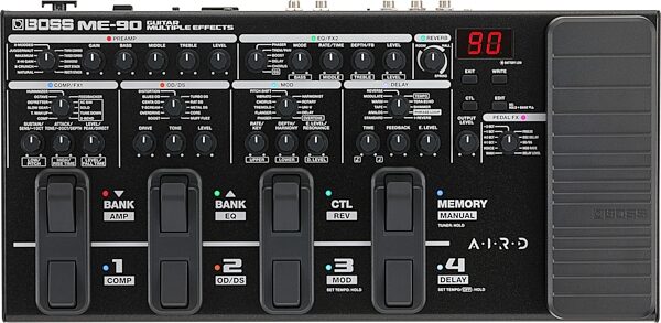 open zoom image for Boss ME-90 Guitar Multi-Effects Processor Pedal, New, Action Position Back