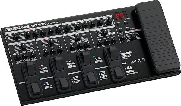 open zoom image for Boss ME-90 Guitar Multi-Effects Processor Pedal, New, Action Position Back