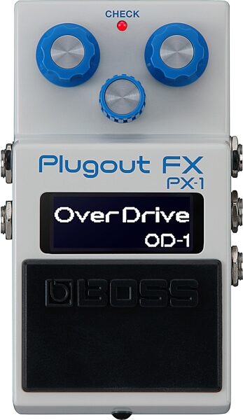 open zoom image for Boss PX-1 Plugout FX Effects Pedal, Open Box (Like New), Action Position Back