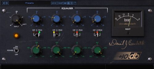 open zoom image for Boz Digital Plus 10dB Equalizer Audio Plug-in Software, Digital Download, Screenshot Front