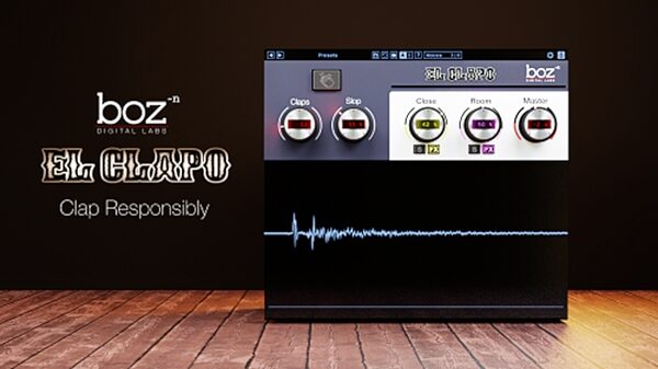 open zoom image for Boz Digital El Clapo Audio Plug-in, Digital Download, Action Position Back