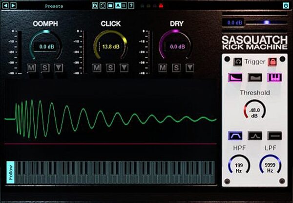 open zoom image for Boz Digital Sasquatch Kick Machine 2 Audio Plug-in, Digital Download, Action Position Back