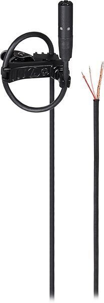 open zoom image for Audio-Technica BP898 Subminiature Cardioid Condenser Lavalier Microphone, Unterminated, BP898c, Action Position Front