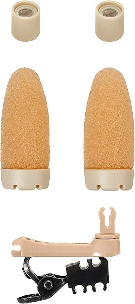 open zoom image for Audio-Technica BP899 Subminiature Omnidirectional Condenser Lavalier Microphone, Beige, for Wireless - cW, Low Sensitivity, Open Box (Very Good), Action Position Back