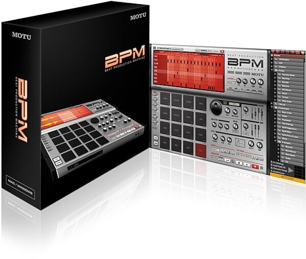 open zoom image for MOTU BPM Beat Production Software, Main
