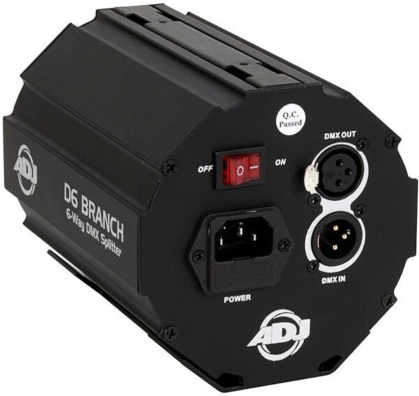 open zoom image for ADJ D6 Branch DMX Splitter Amplifier, Back