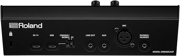 open zoom image for Roland Bridge Cast Dual-Bus Gaming Audio Mixer, New, Action Position Front